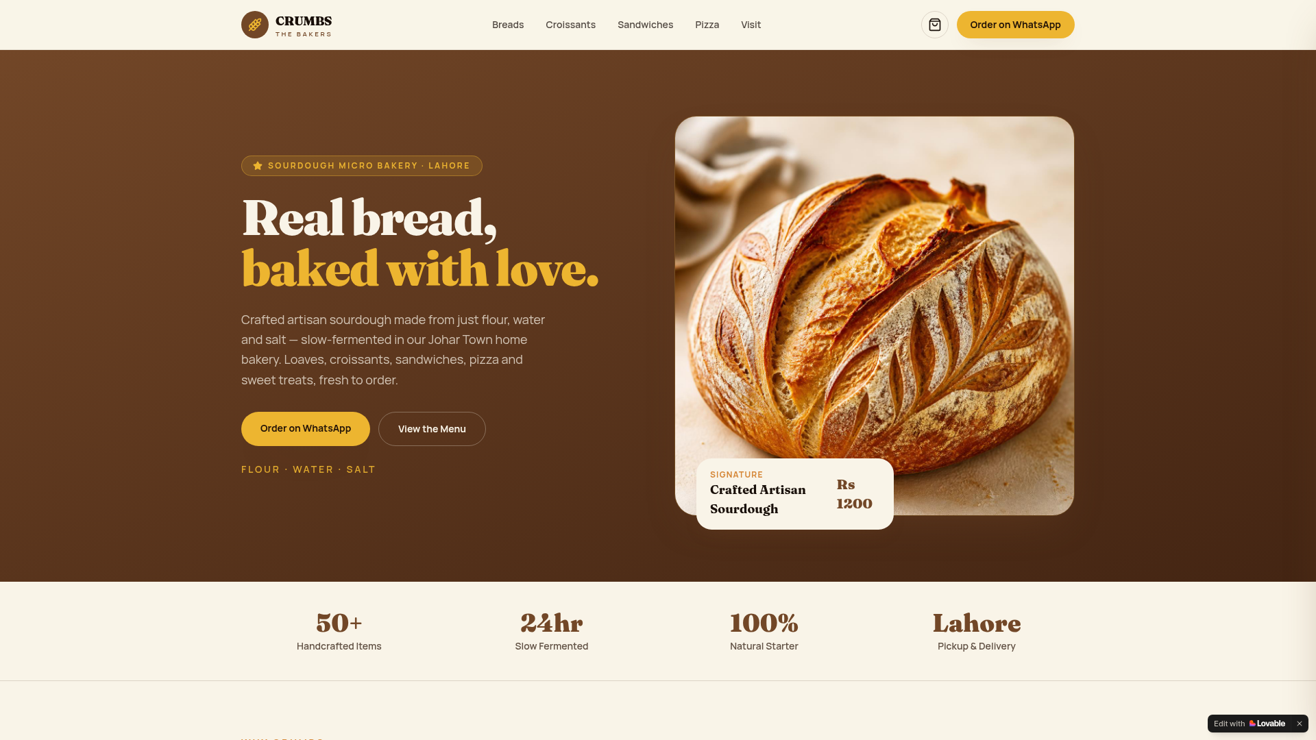 Crumbs — The Bakers